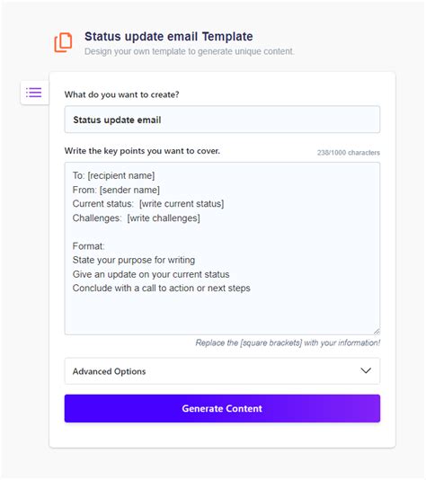 App Update Email Template