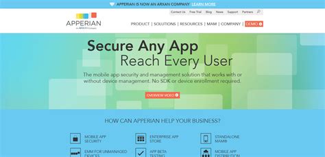 Apperian App Catalog