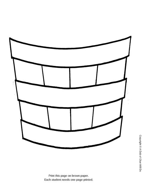 Apple Basket Template
