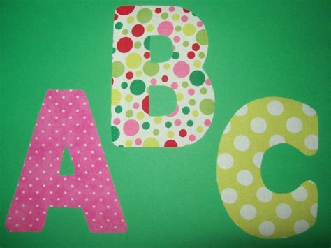 Applique Letter Templates
