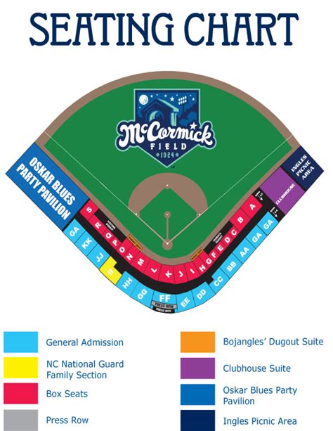 Asheville Tourists Seating Chart