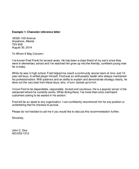 Asking For A Reference Template