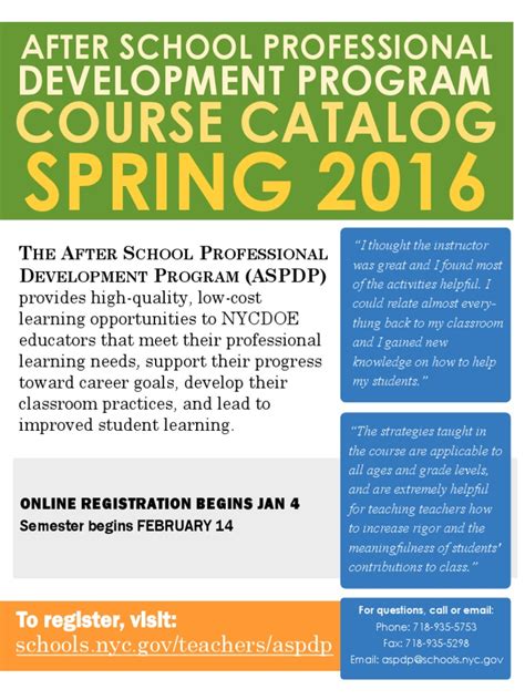 Aspdp Course Catalog