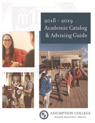 Assumption College Course Catalog 2015 2016