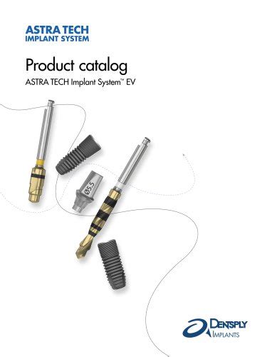 Astra Tech Implant Catalog