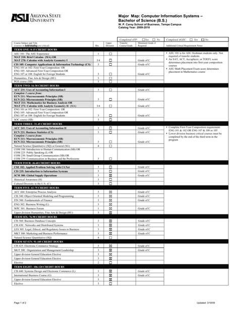 Asu Ms Cs Course Catalog