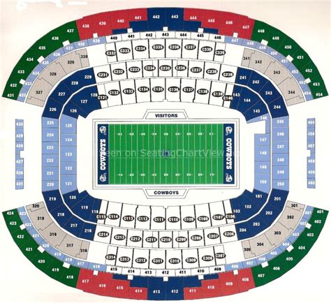 At&t Stadium Arlington Seating Chart