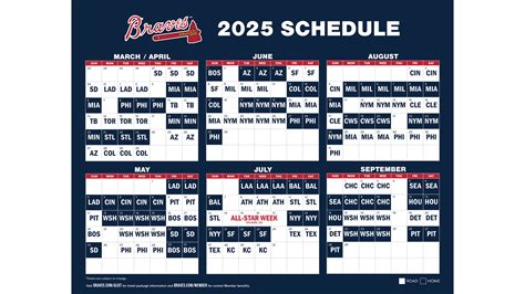 Atlanta Braves Schedule Printable
