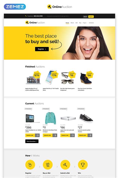Auction Website Template