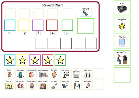 Autism Reward Chart