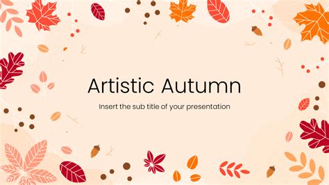 Autumn Themed Powerpoint Template