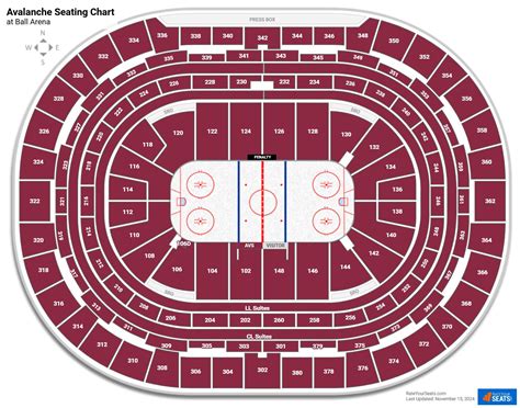 Avalanche Stadium Seating Chart