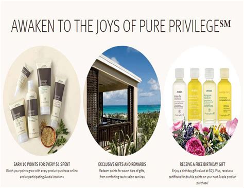 Aveda Pure Privilege Rewards Catalogue