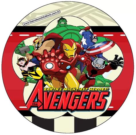 Avengers Cupcake Toppers Free Printable