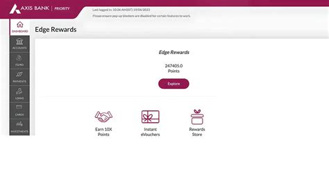 Axis Edge Loyalty Rewards Points Catalogue