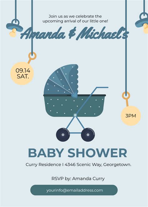 Baby Shower Invitation Template