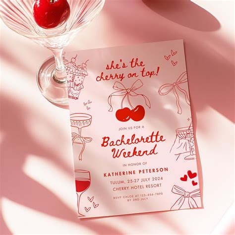Bachelorette Invitation Template
