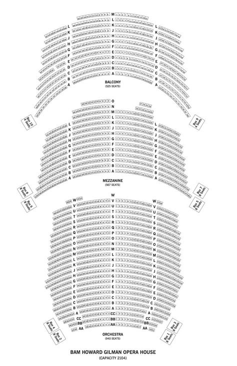 Bam Seating Chart