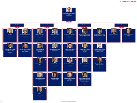Bank Of America Organizational Chart