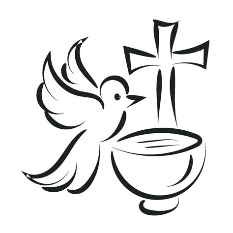 Baptism Drawing Symbol