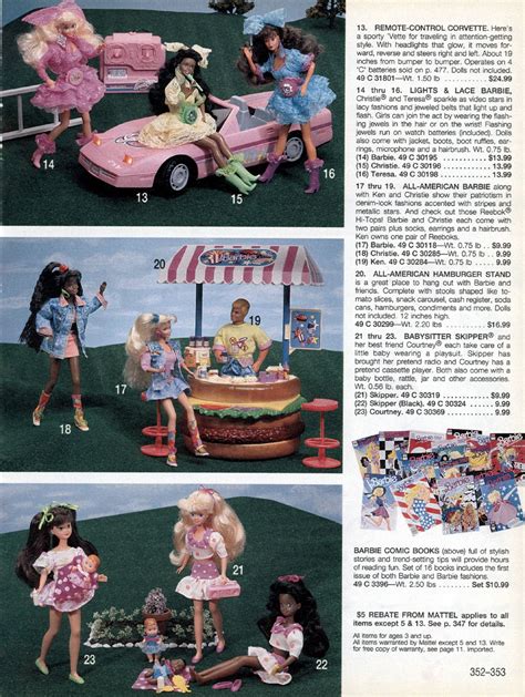 Barbie Catalog 1990