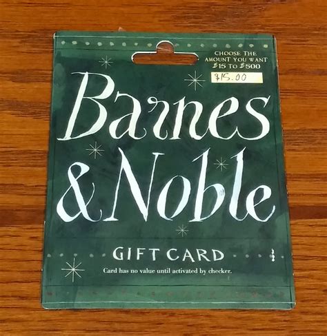 Barnes And Noble Gift Card Printable