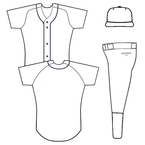 Baseball Uniform Template