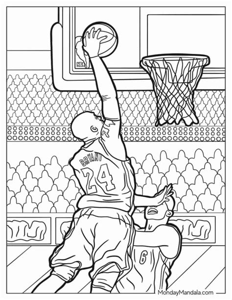 Basketball Coloring Pages Printable Free