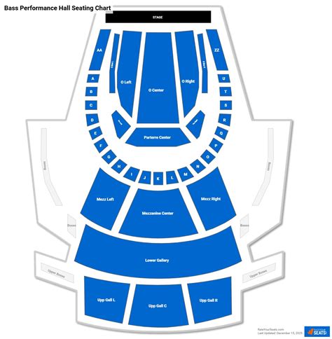 Bass Performance Hall Seating Chart With Seat Numbers