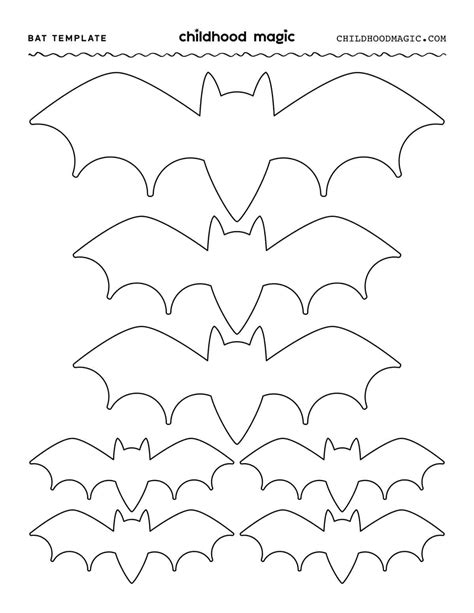 Bat Cutout Template