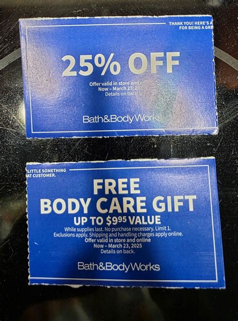 Bath And Body Works 25 Off Coupon Printable
