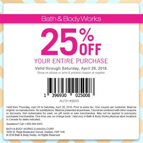 Bath And Body Works Usa Printable Coupons 2017