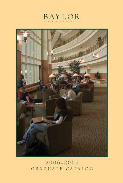 Baylor Graduate Course Catalog