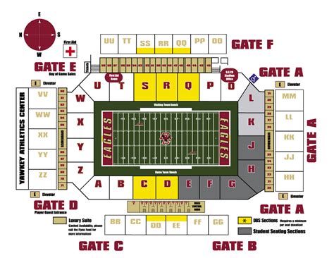 Bc Football Seating Chart