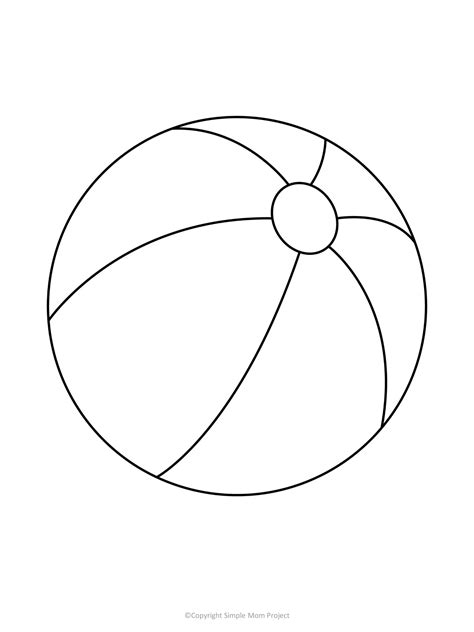 Beach Ball Template