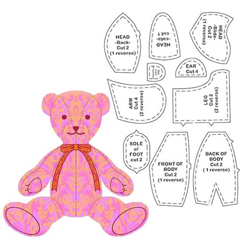 Bear Sewing Template