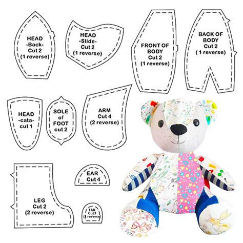 Bear Template Sewing