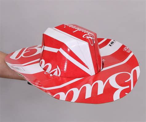 Beer Box Cowboy Hat Template