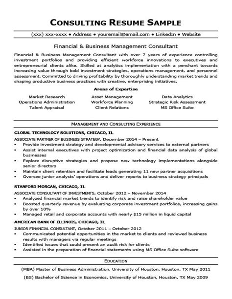 Best Consulting Resume Templates