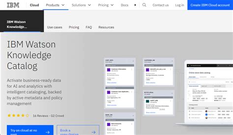 Best Free Alternatives To Ibm Data Catalog Watson