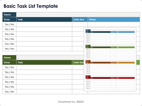 Best Free Android Printable Task List 2018