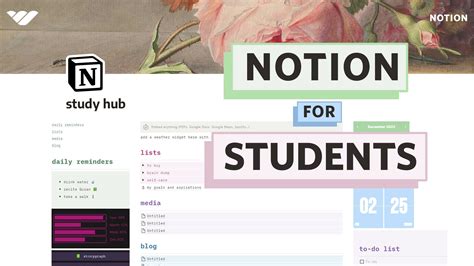 Best Notion Templates For College Students