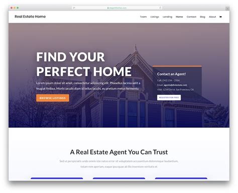 Best Real Estate Website Templates