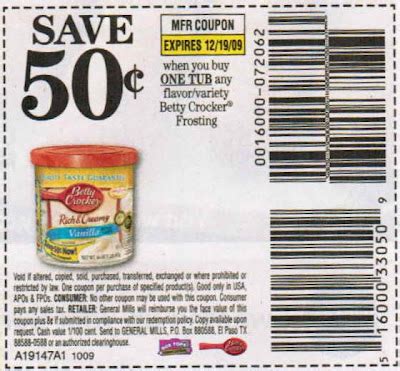Betty Crocker Coupons Printable