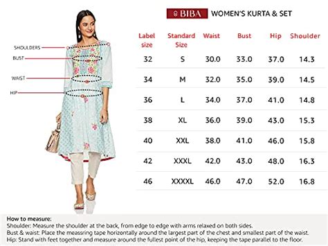 Biba Size Chart