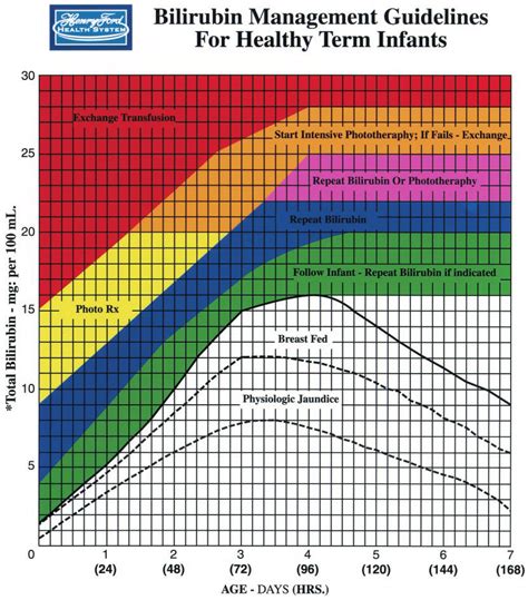 Bilirubin Newborn Chart
