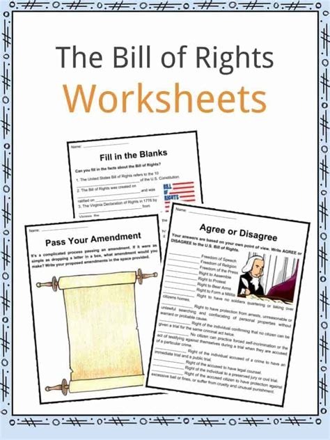 Bill Of Rights Printables