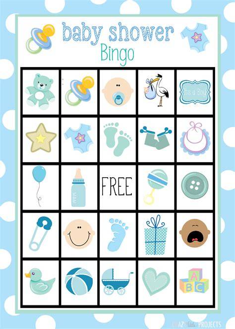Bingo Cards For Baby Shower Printables Free