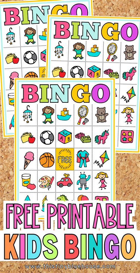 Bingo Printable For Kids