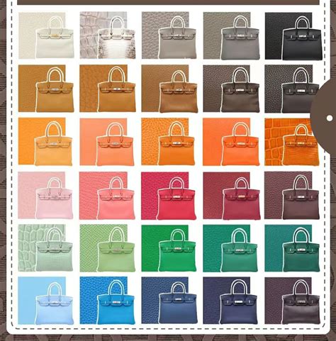 Birkin Color Chart